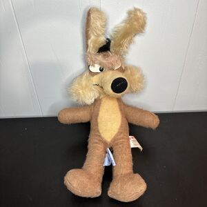 Vintage 1971 18" Wile E. Coyote Mighty Star Plush Warner Bros.